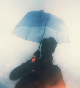 L'homme au parapluie